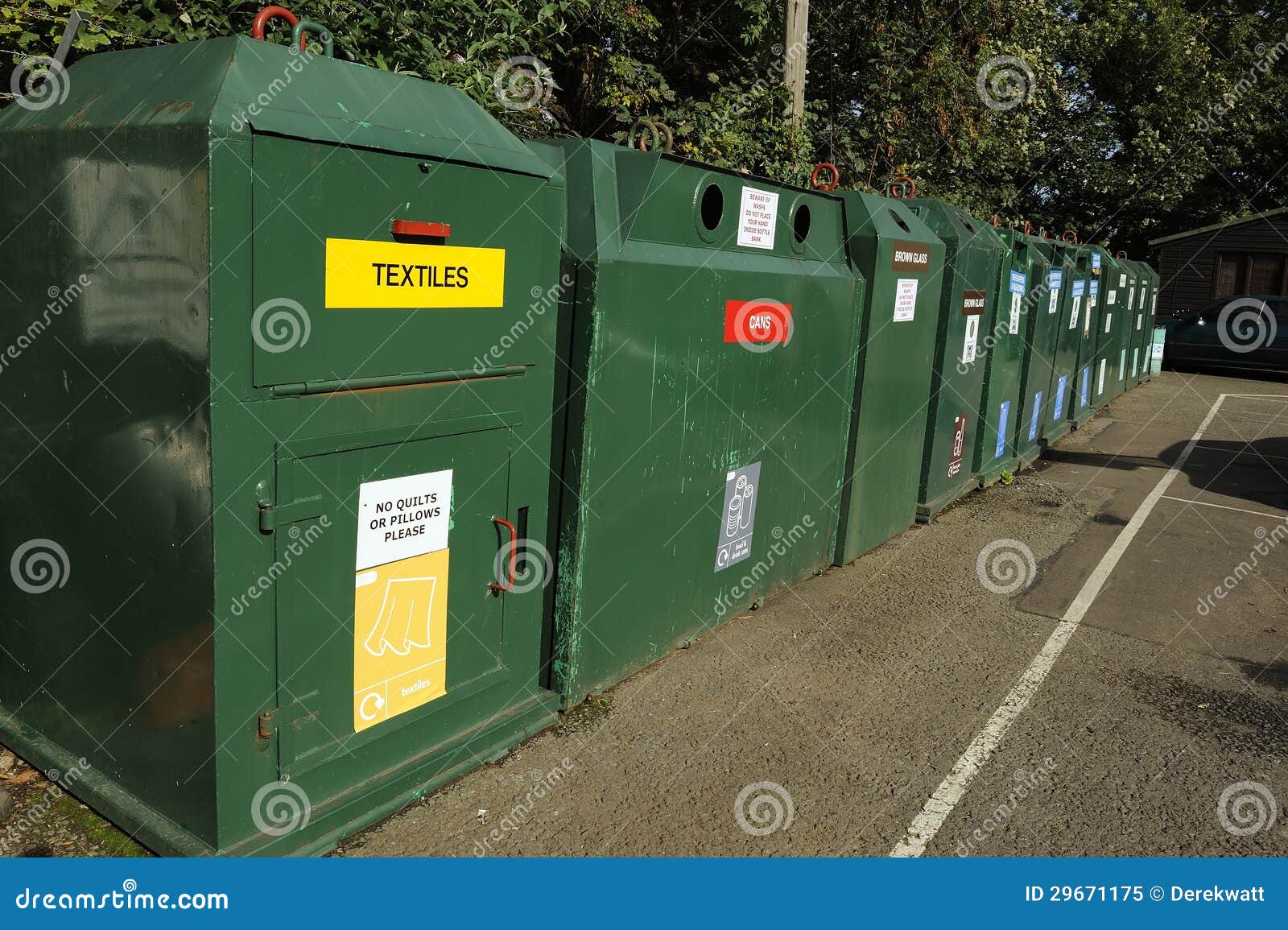 Recycling centre stock image. Image of rubbish, textiles 29671175