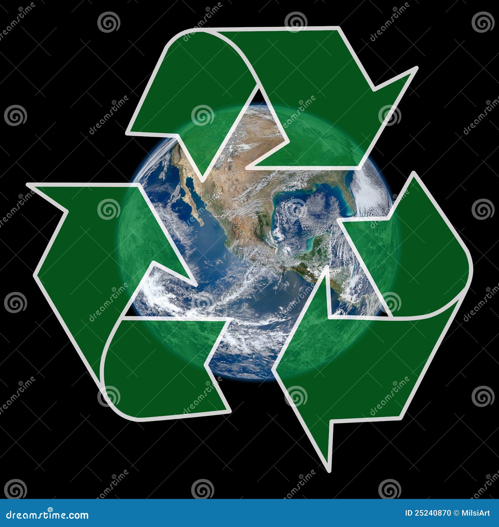 Recycling Earth stock photo. Image of help, save, global 25240870