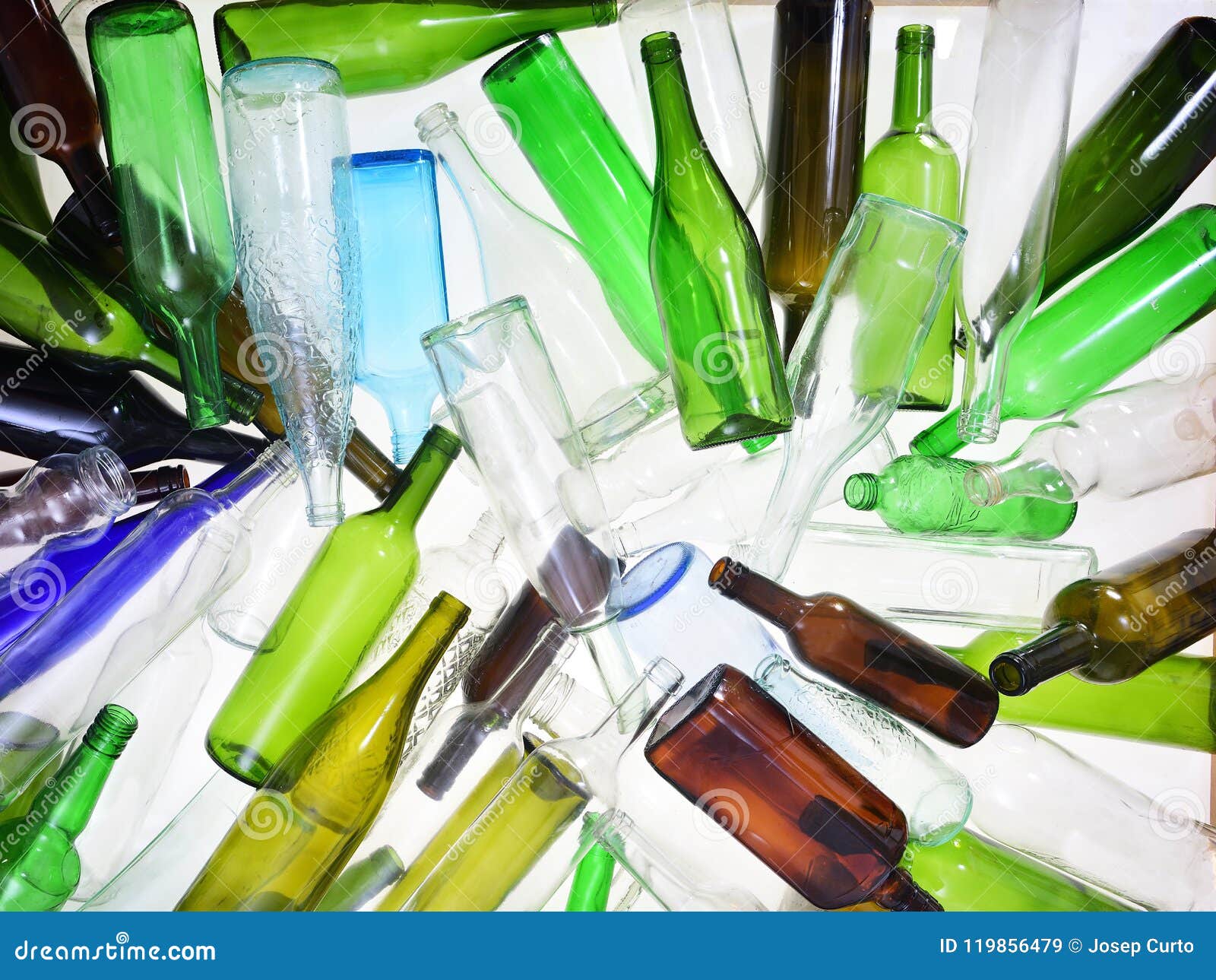 Glass Bottles Prepared For Recycling Stock Photo, Picture and Royalty Free  Image. Image 10587244.