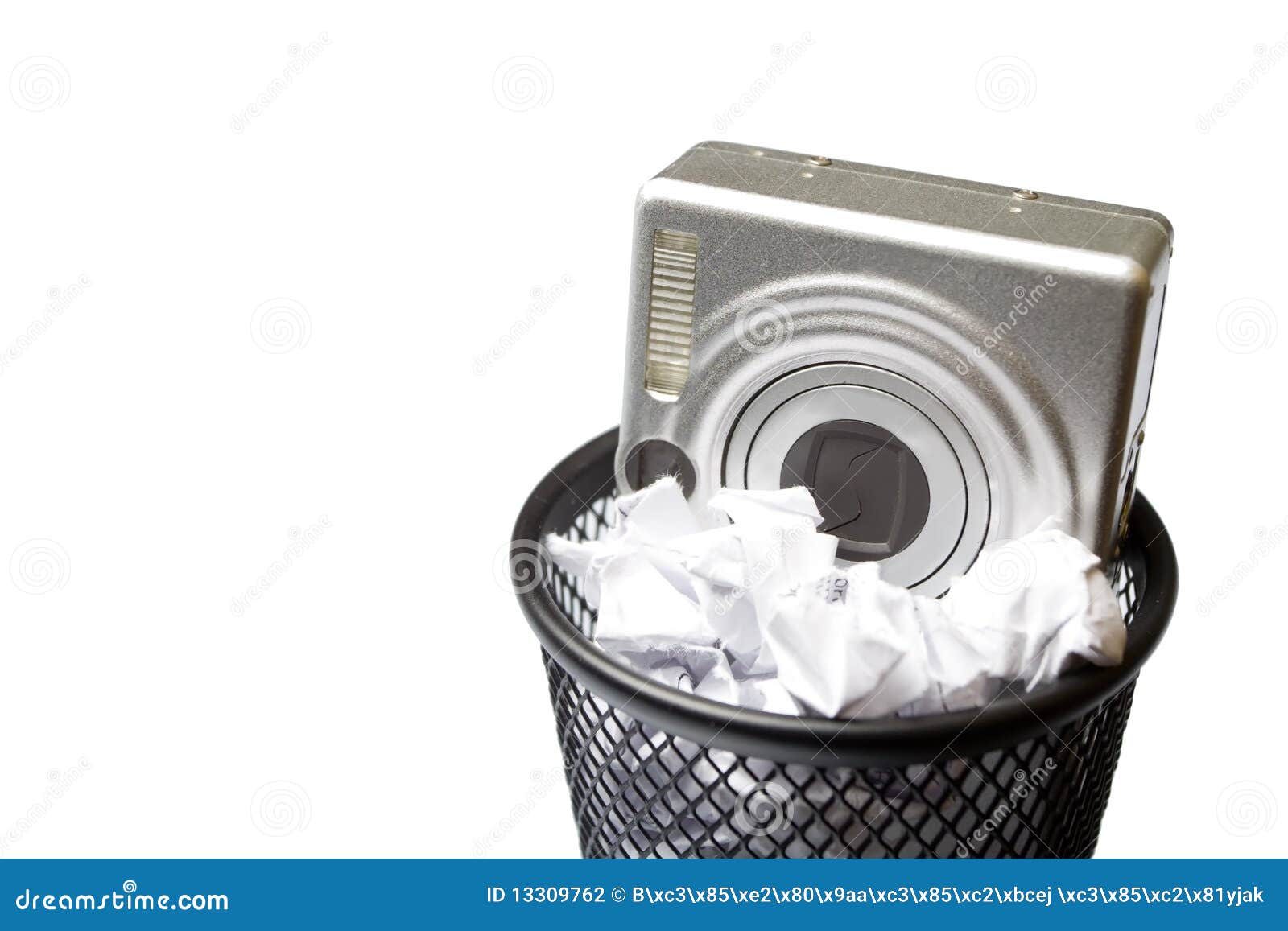 Recycling Technology with Digital Camera Stock Photo Image of mesh