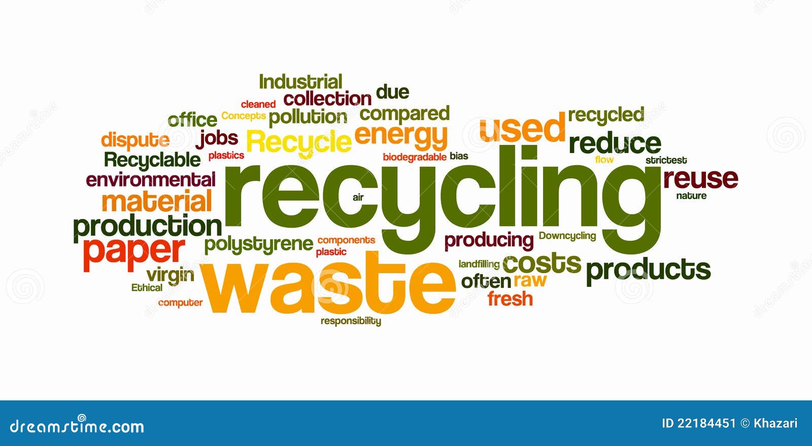 Recycling text clouds stock illustration. Illustration of plastic