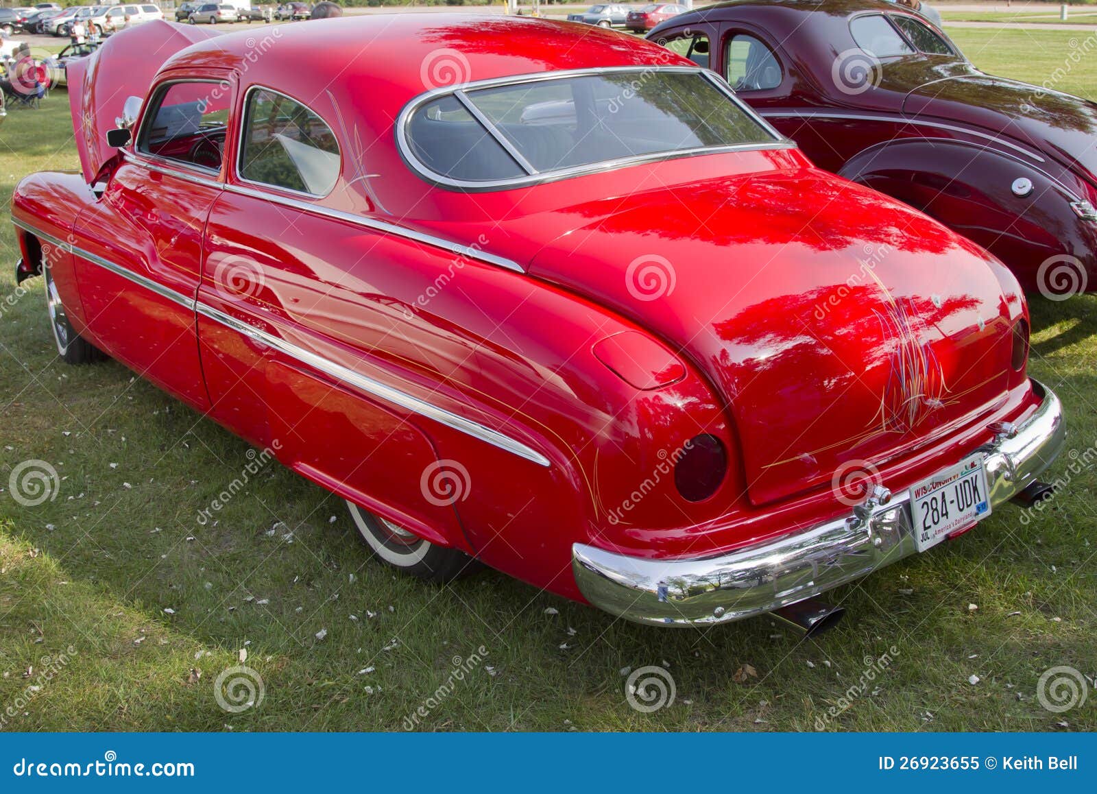 Red 1950 Merc editorial image. Image of classic, wisconsin 26923655