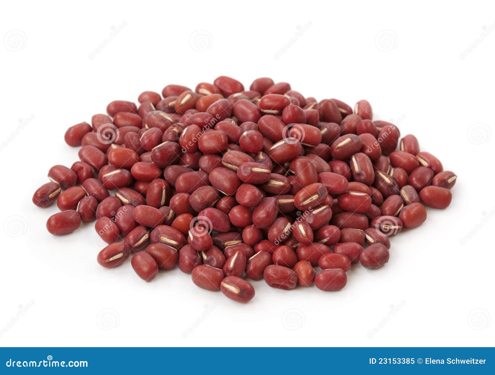Red Adzuki Beans, Also Called Azuki, Aduki Or Red Mung Bean. Dried