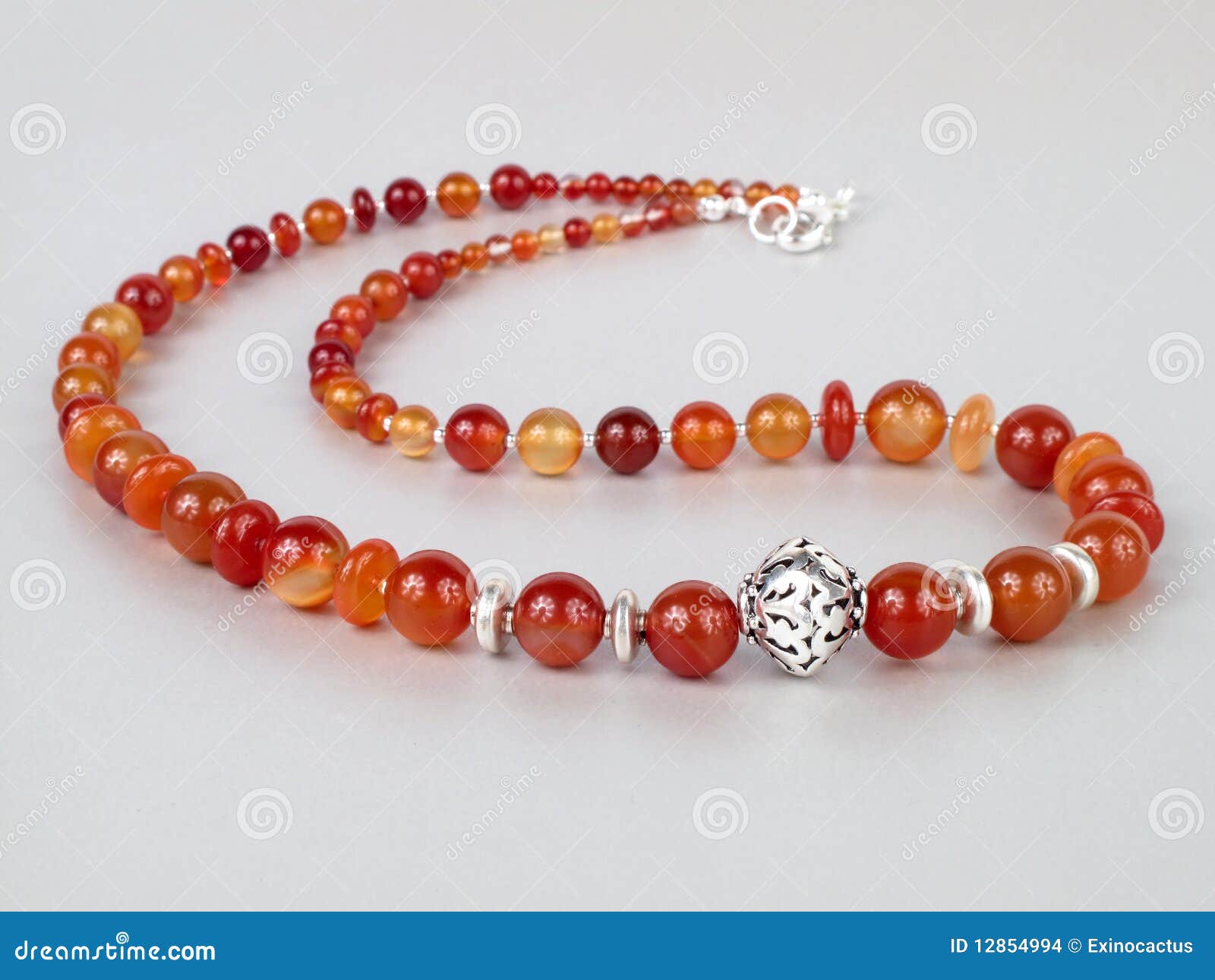 Five Fortunes-South Red Agate Necklace (18K Gold) - Treasure Trove CiBeiYin
