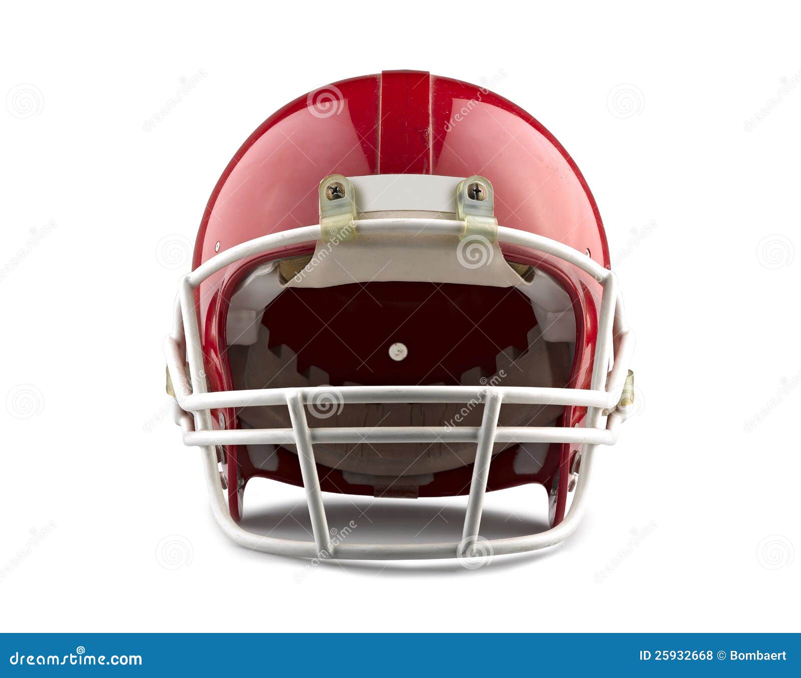 Red American Football Helmet Stock Photo Image of american, helmet