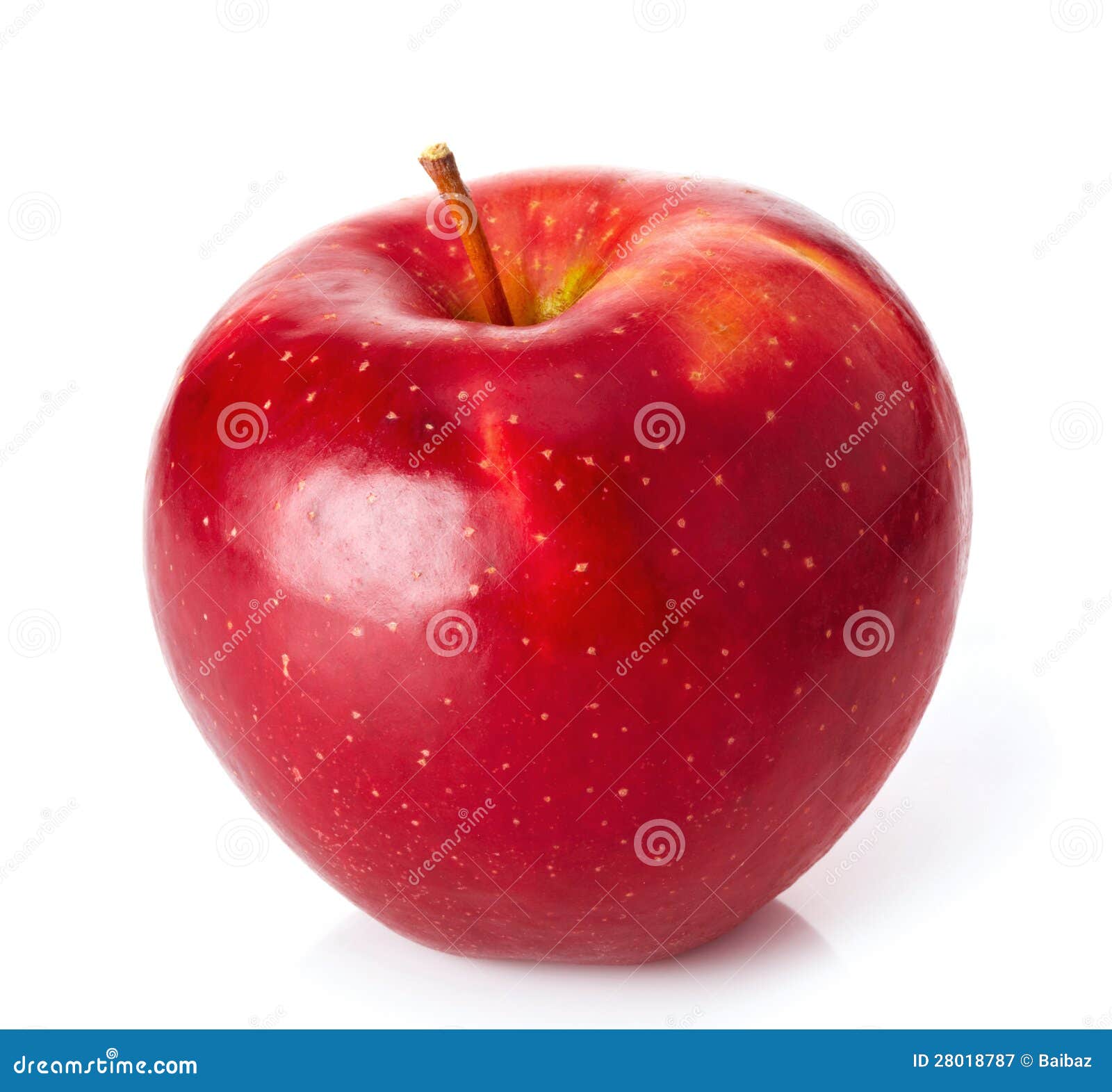 red apple