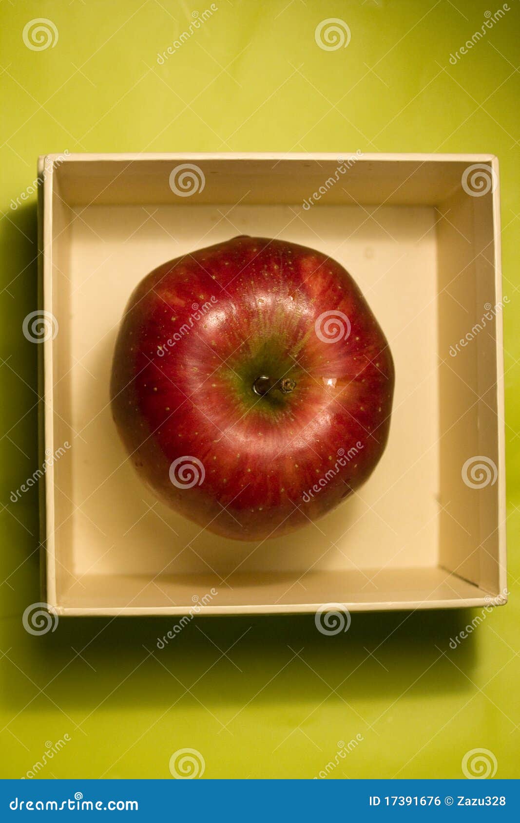 Download Red Apple In The Box Stock Photo Image Of Water Life 17391676 Yellowimages Mockups