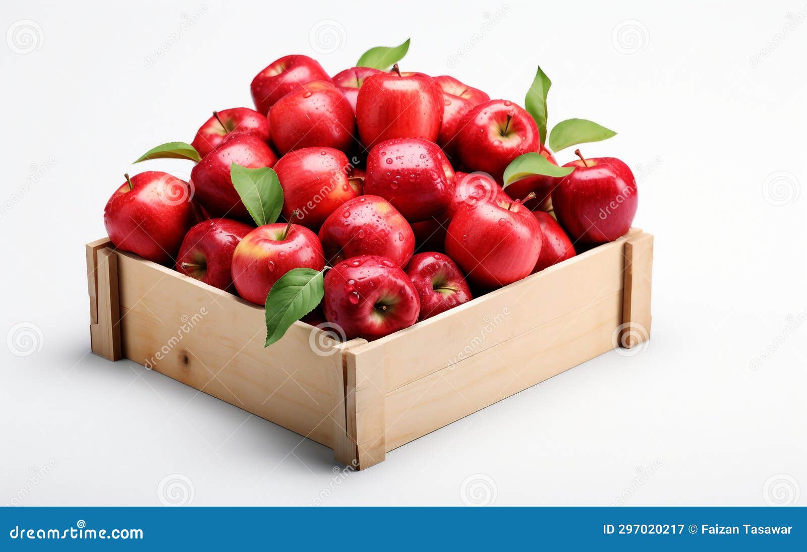 Red Apple Box on Transparent Background Generative Ai Stock Illustration Illustration of sale