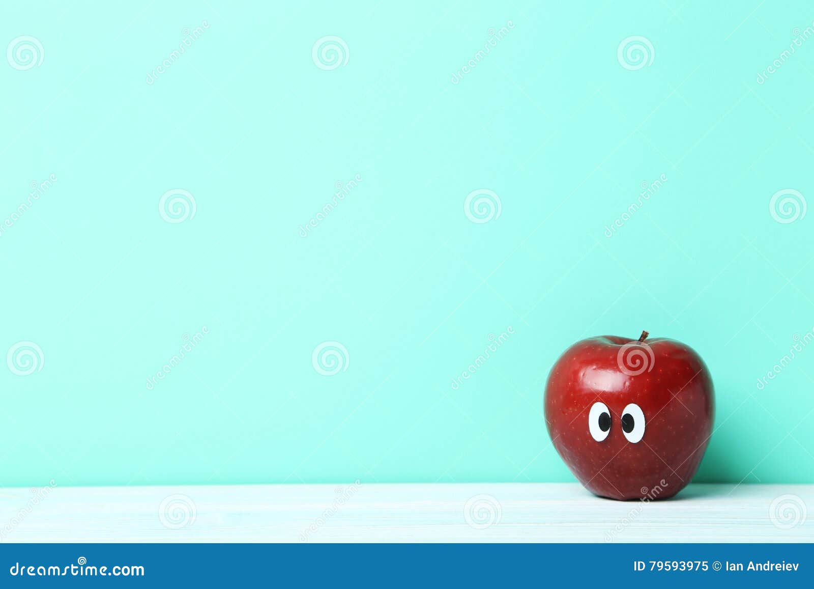 Red apple stock image. Image of bright, funny, eyes, juice 79593975