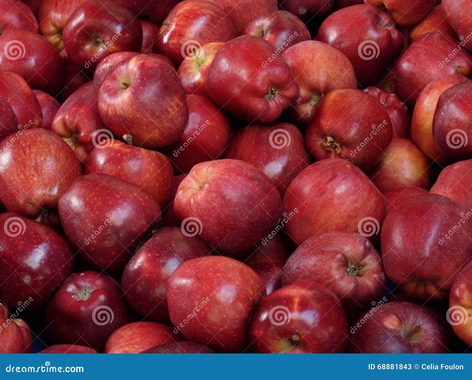 Red apples stock image. Image of greece, street, healthy 68881843