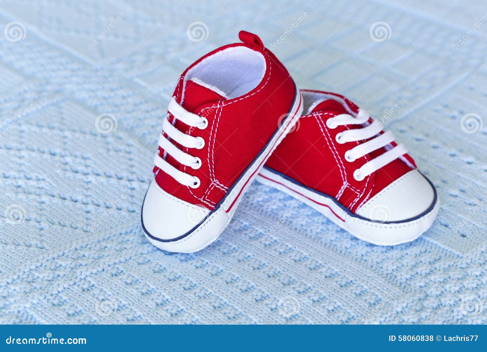 Red baby shoes stock photo. Image of born, masculine 58060838