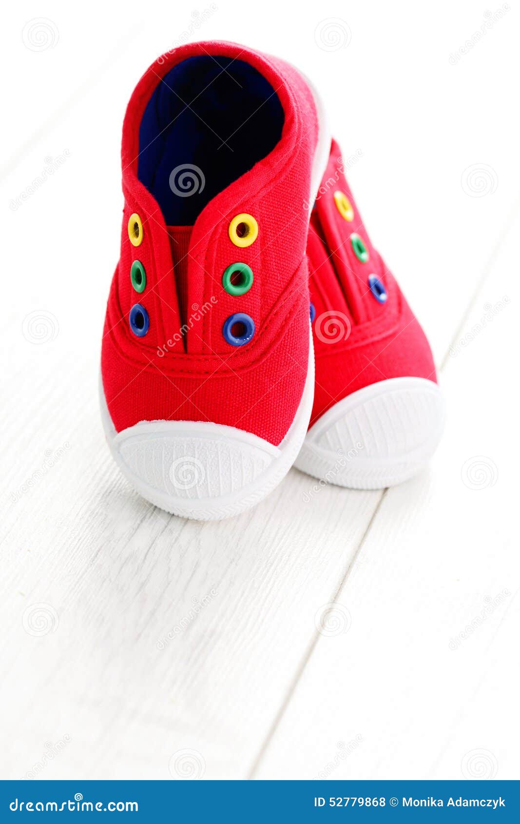 Red baby shoes stock photo. Image of lace, child, birthday 52779868