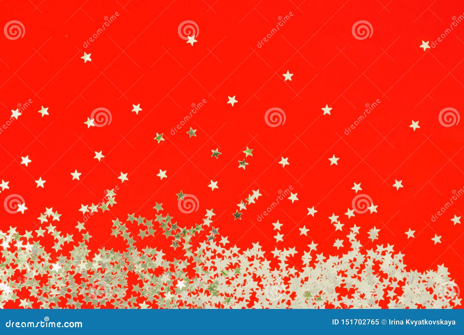 Metallic Shiny Christmas Star Gold Silver Red White Multicolour Star Confetti