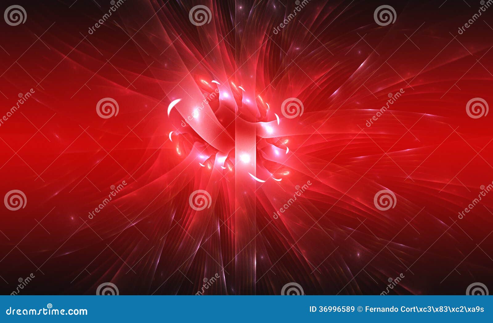 Red Background. Abstract Design. Red and White. Stock Illustration