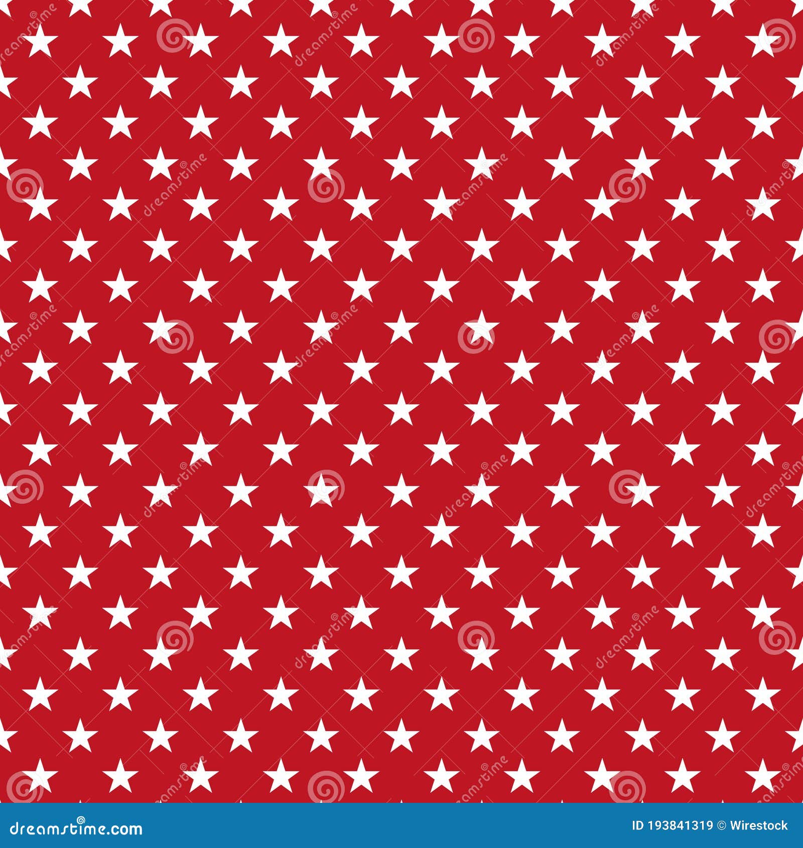 Red Background with White Stars for Wallpapers Stock Illustration