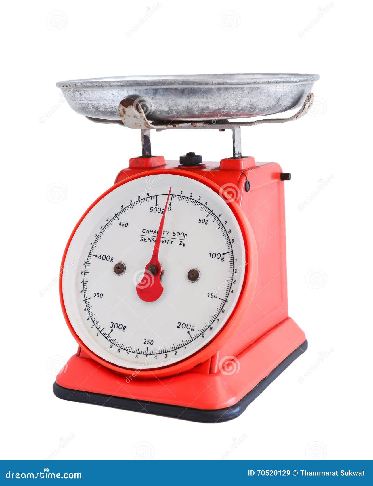 Red bakery scale stock image. Image of background, measuring 70520129