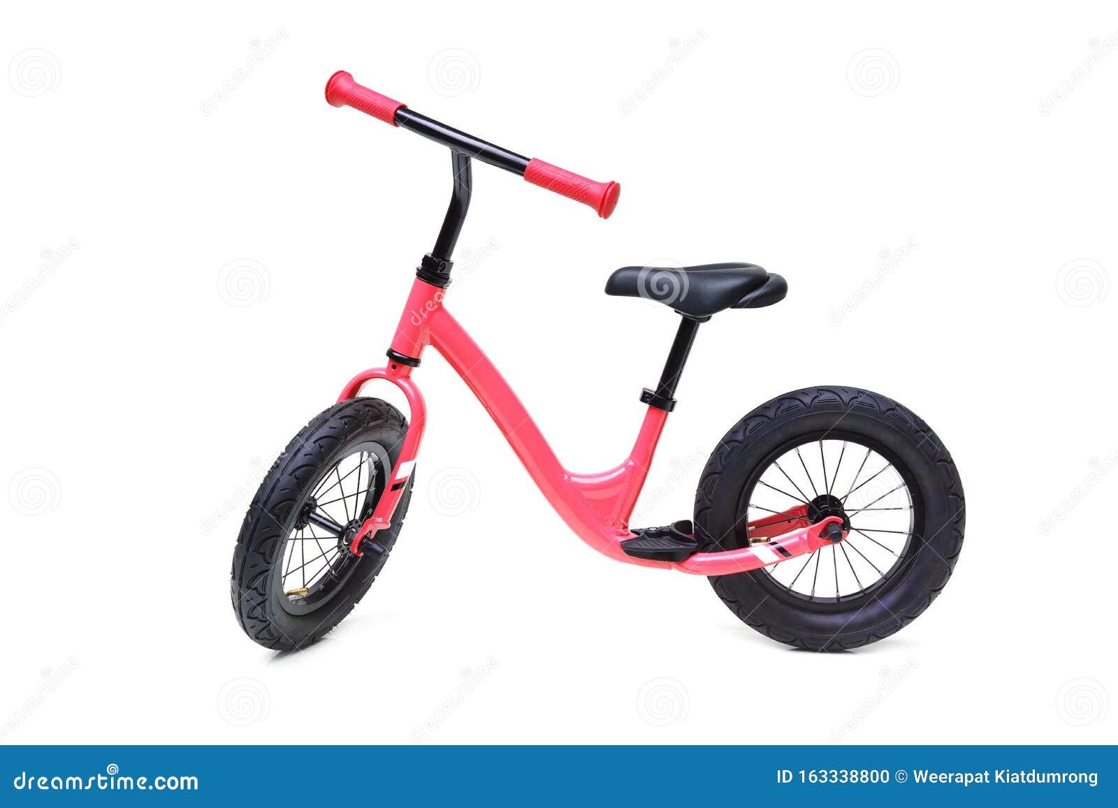 red balance bike