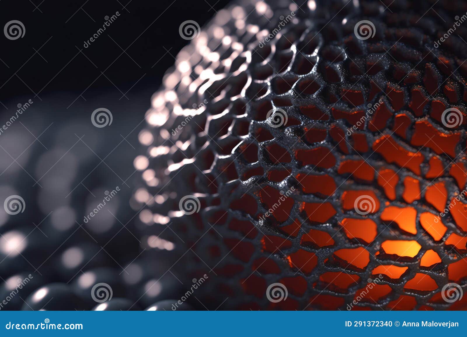 Red Ball on a Surface. Black and Red Background Stock Photo - Image of