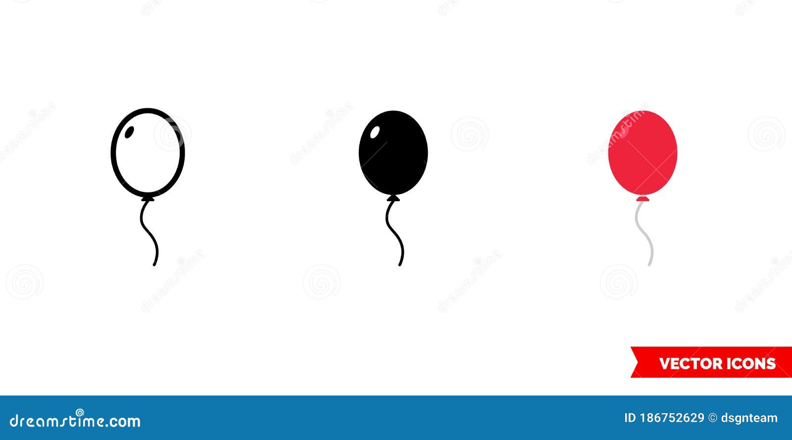 Red Balloon Icon Of 3 Types Isolated Vector Sign Symbol Stock Vector Illustration Of Sign Bright Red Balloon Icon Of 3 Types Isolated Vector Sign Symbol Stock Vector Illustration Of Sign Bright