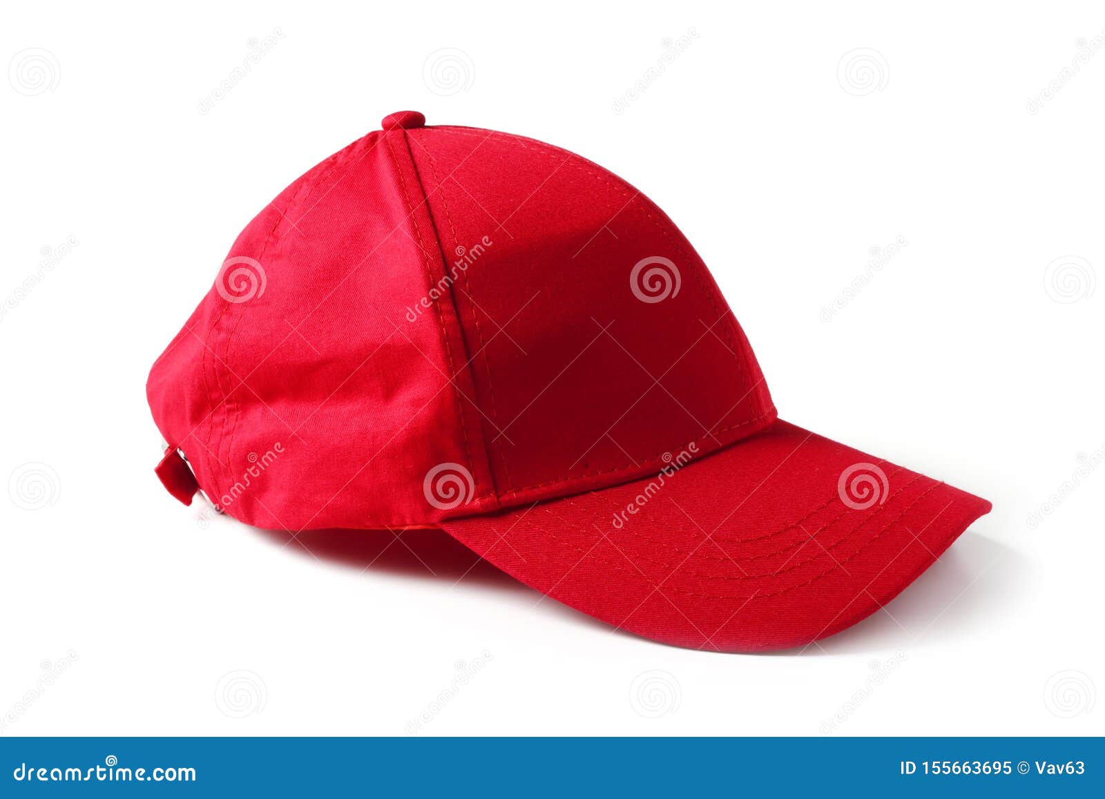 Red baseball cap stock image. Image of accessory, clothes 155663695