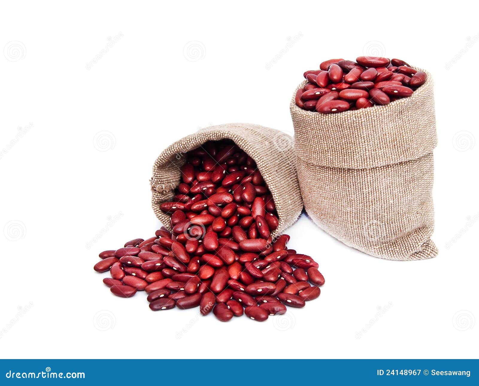 Red beans in bag stock image. Image of chickpea, group 24148967