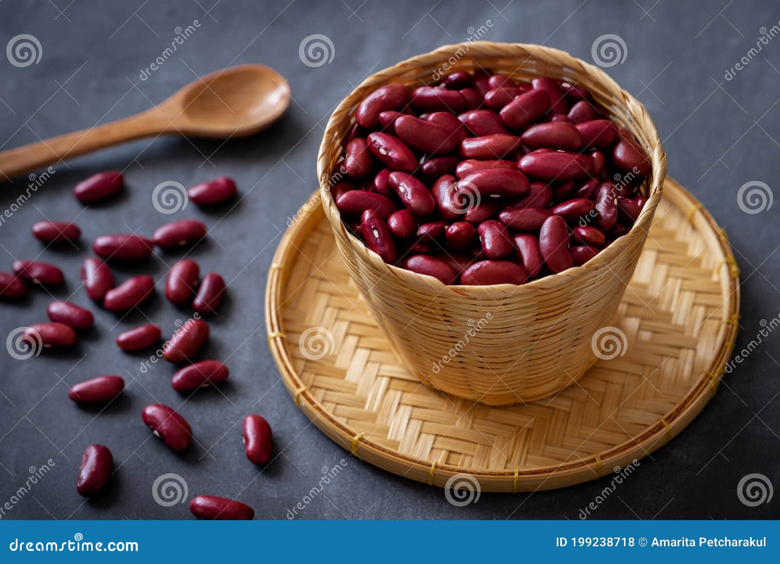 Soy Beans, Kidney Beans, Black Beans Stock Photography CartoonDealer