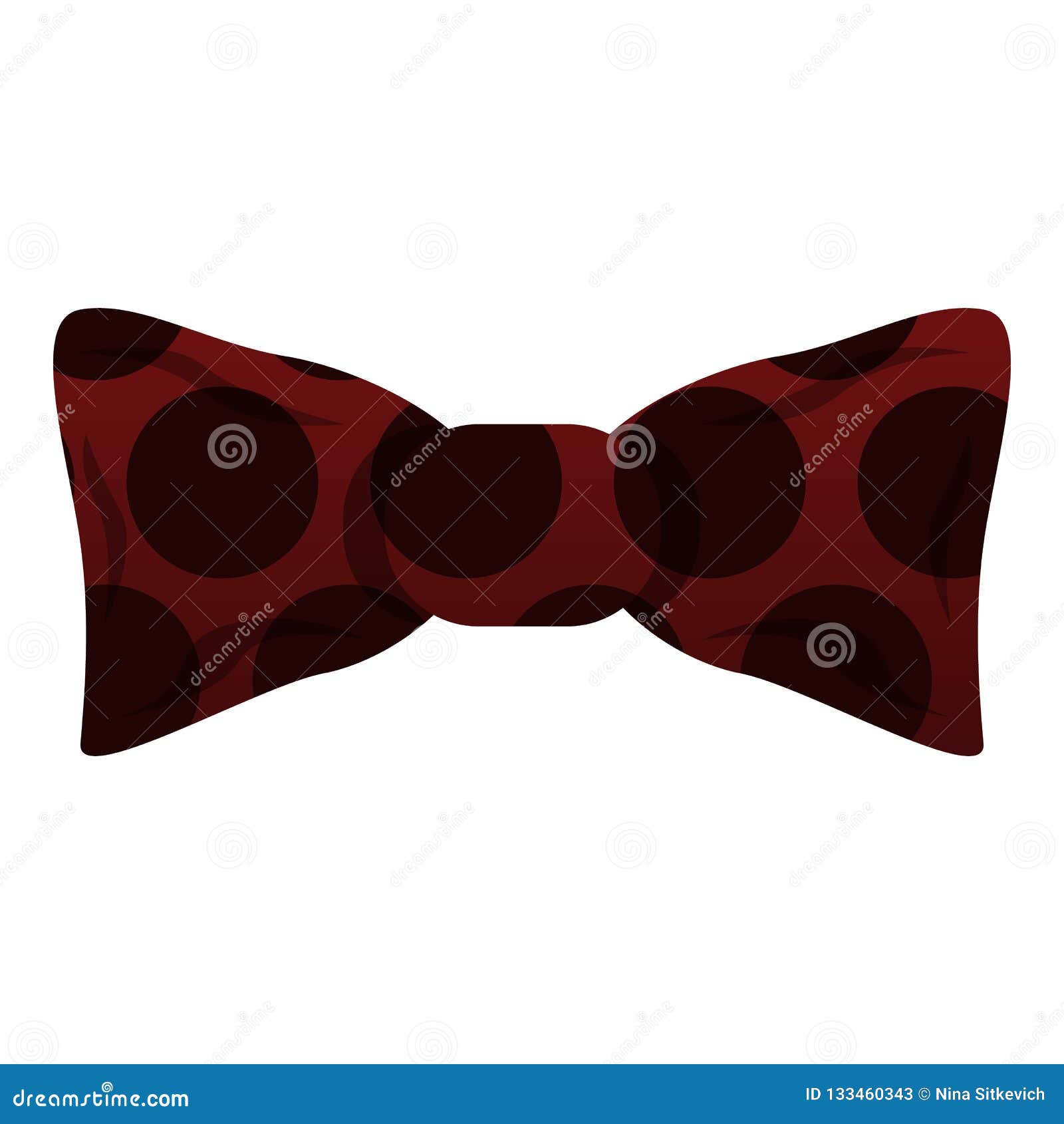 Red Black Bow Tie Icon, Cartoon Style Stock Vector - Illustration of  business, clothing: 133460343