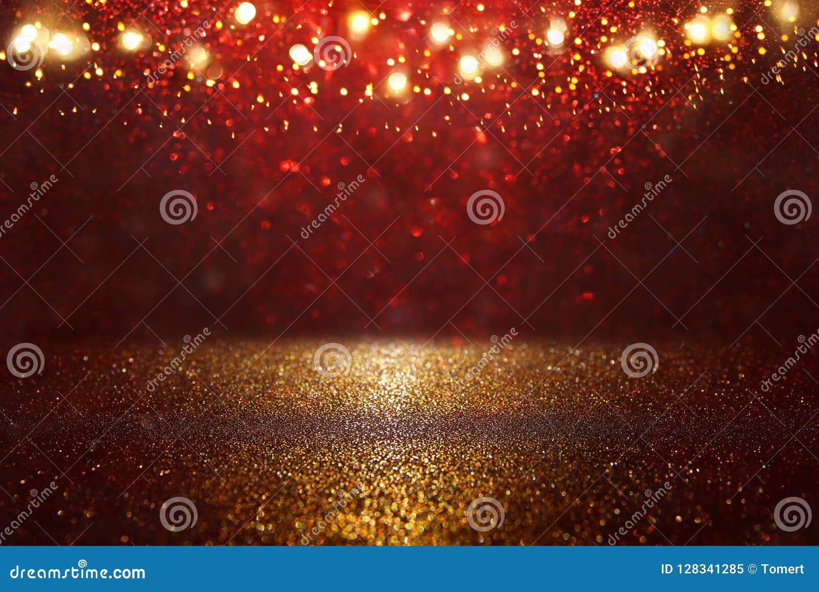Red Gold Black Background