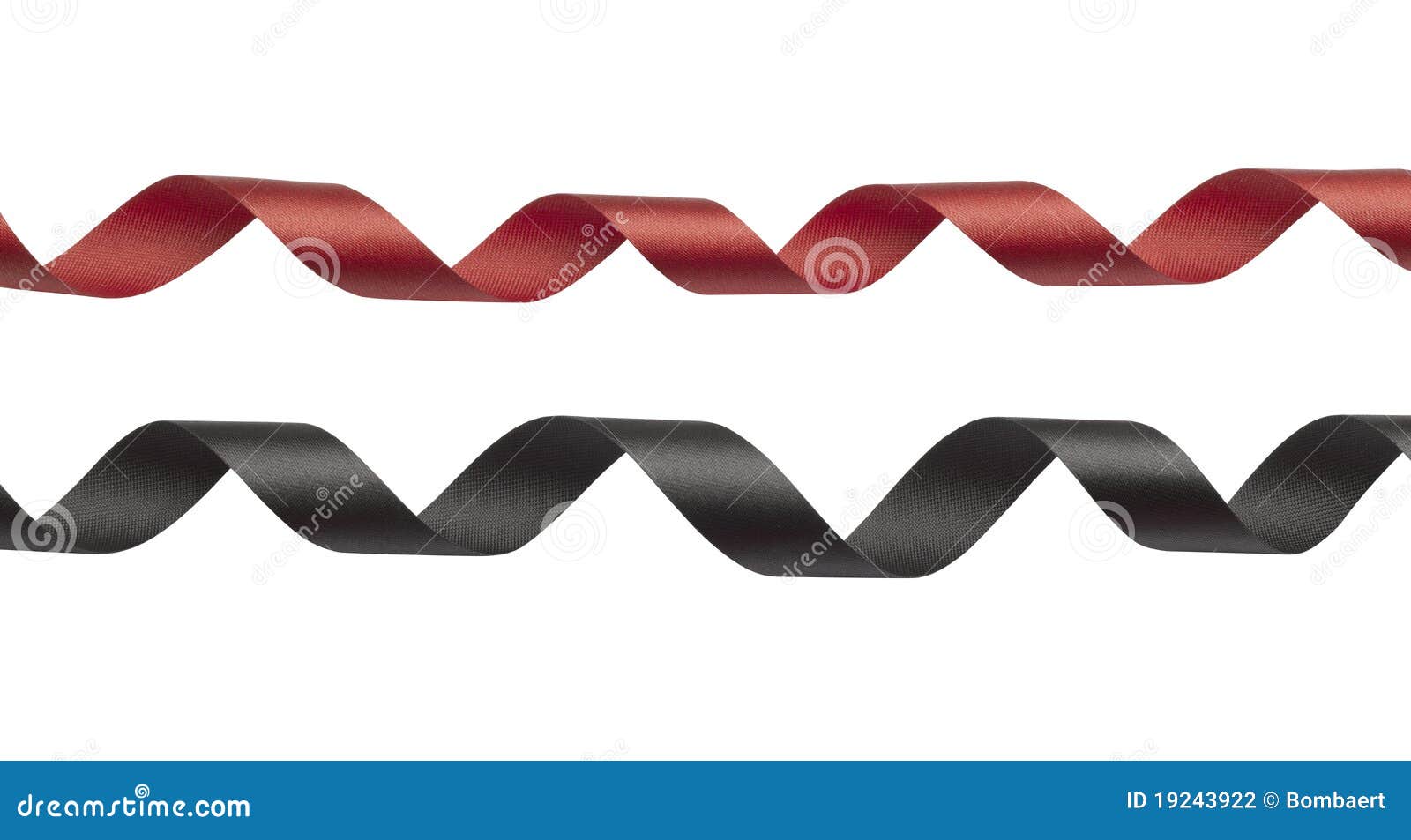 Red and black ribbon stock photo. Image of bright, decorative - 19243922
