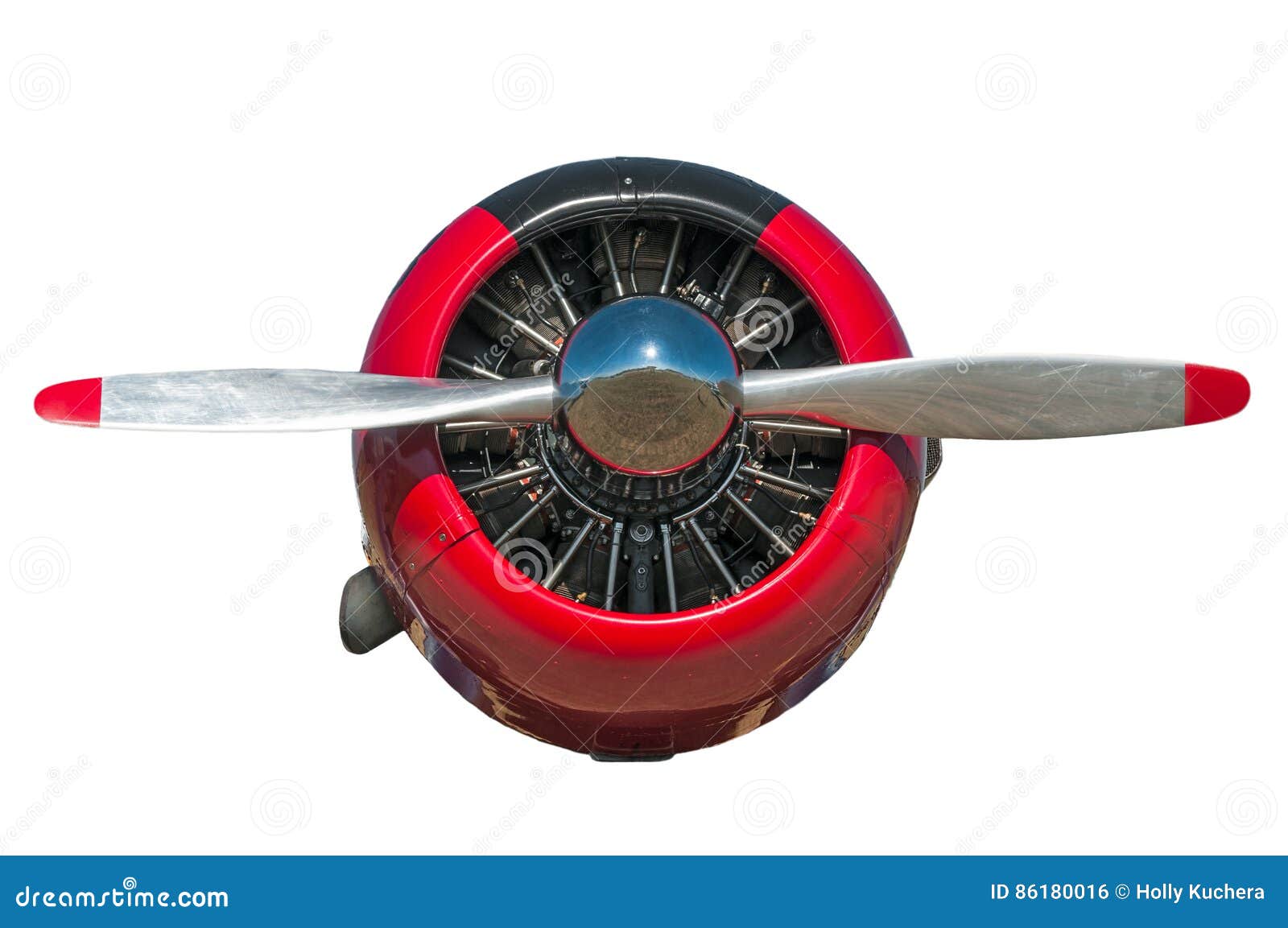 red and black at-6 texan engine and propeller