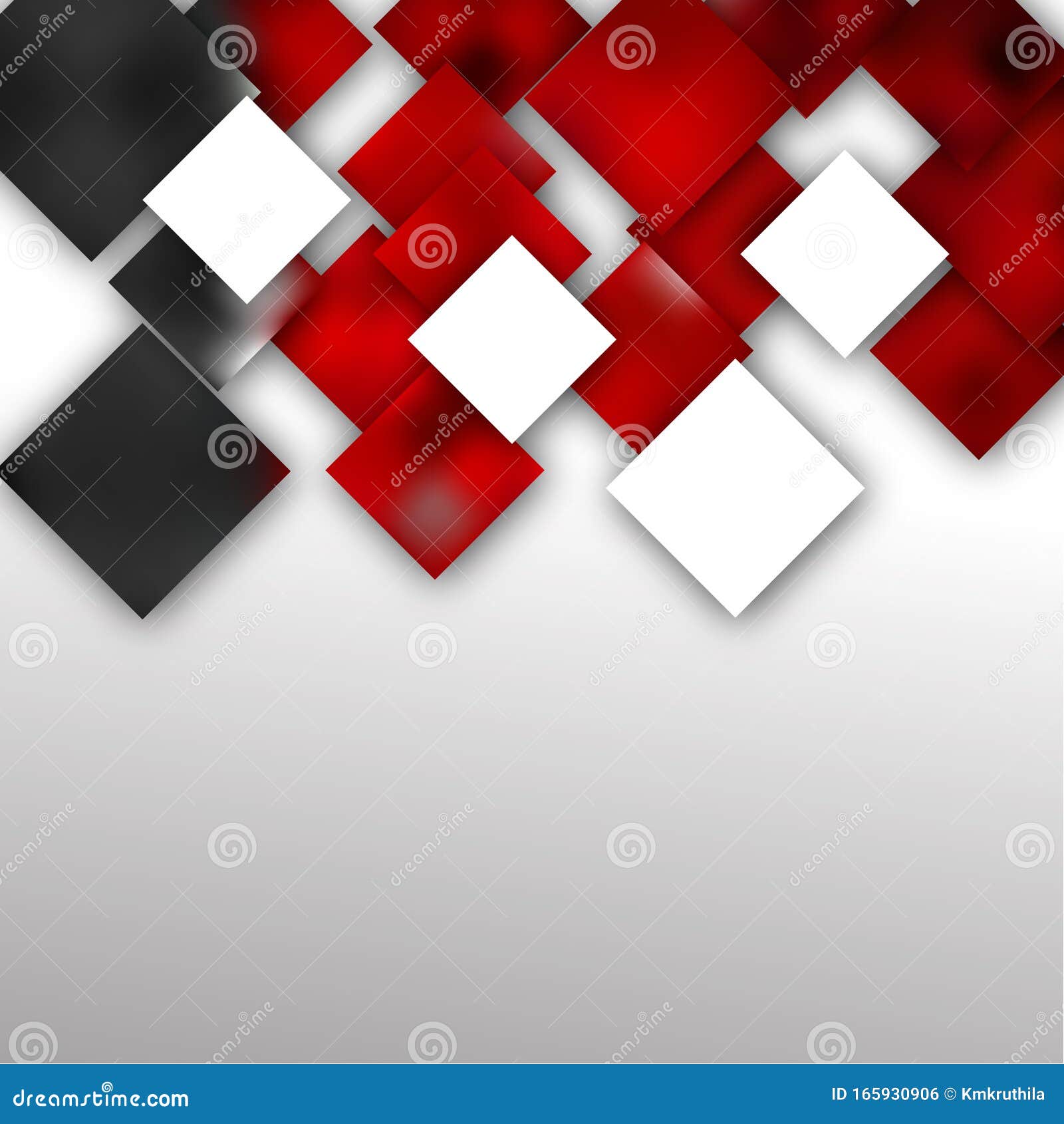 Red Black and White Squares Abstract Background Stock Vector - Illustration  of pattern, polygonal: 165930906