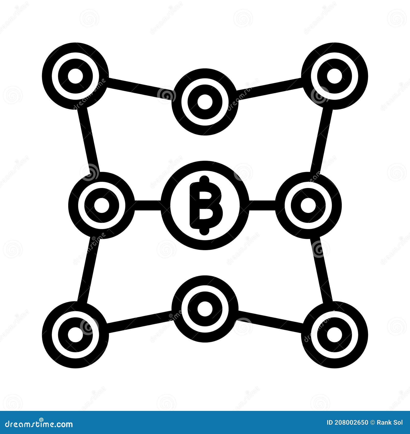 Red Blockchain Bitcoin Consorcio Blockchain Iconos Vectoriales Totalmente  Editables Ilustración del Vector - Ilustración de privado, vector: 208002650