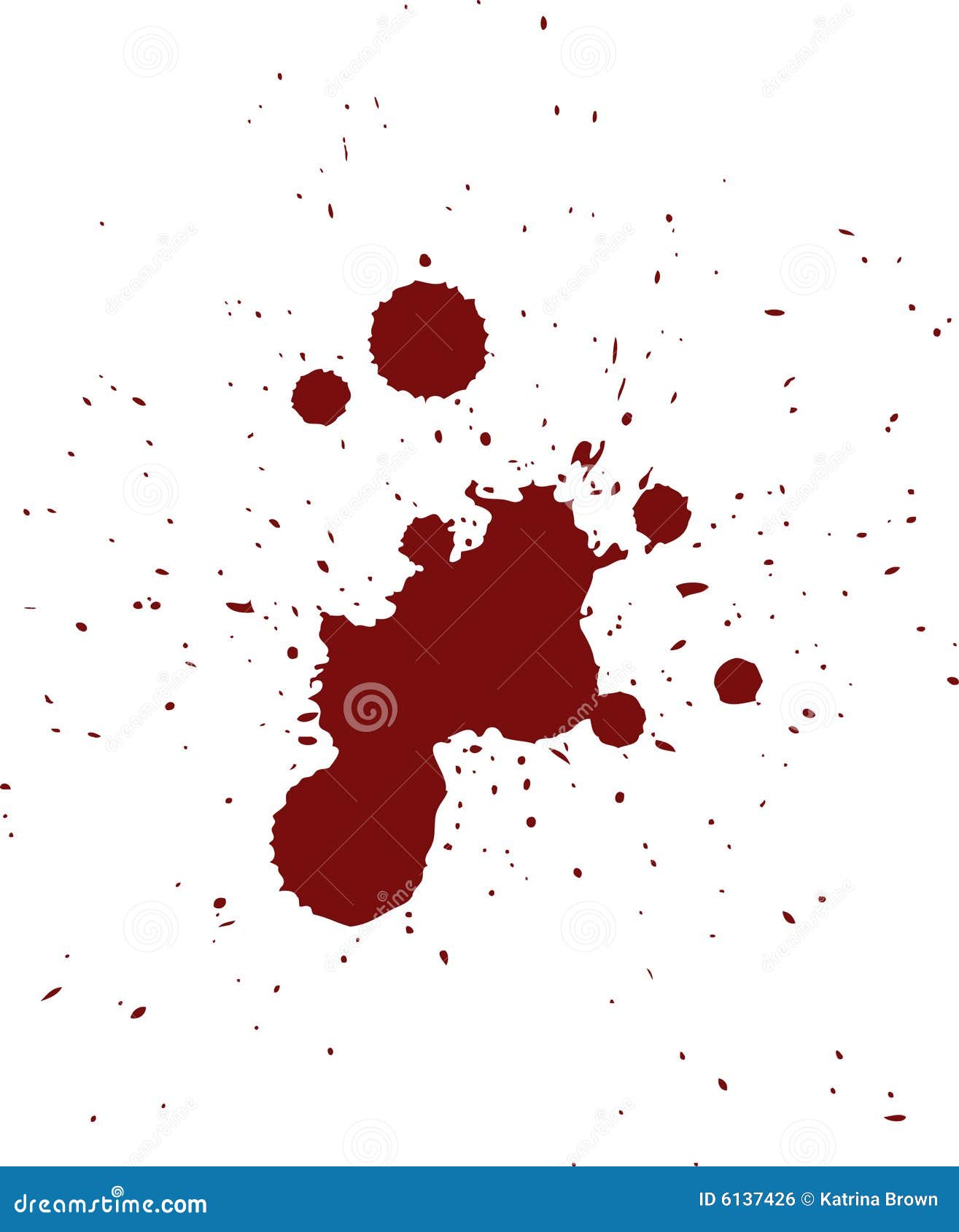 Red Blood Spatter Pattern stock vector. Illustration of liquid - 6137426
