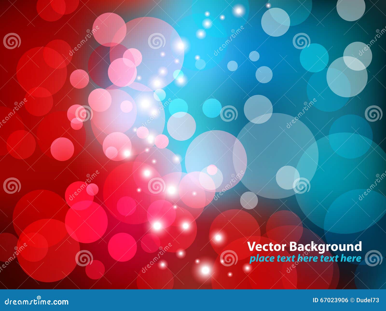 Red and blue stock vector. Illustration of liquid, lens 67023906