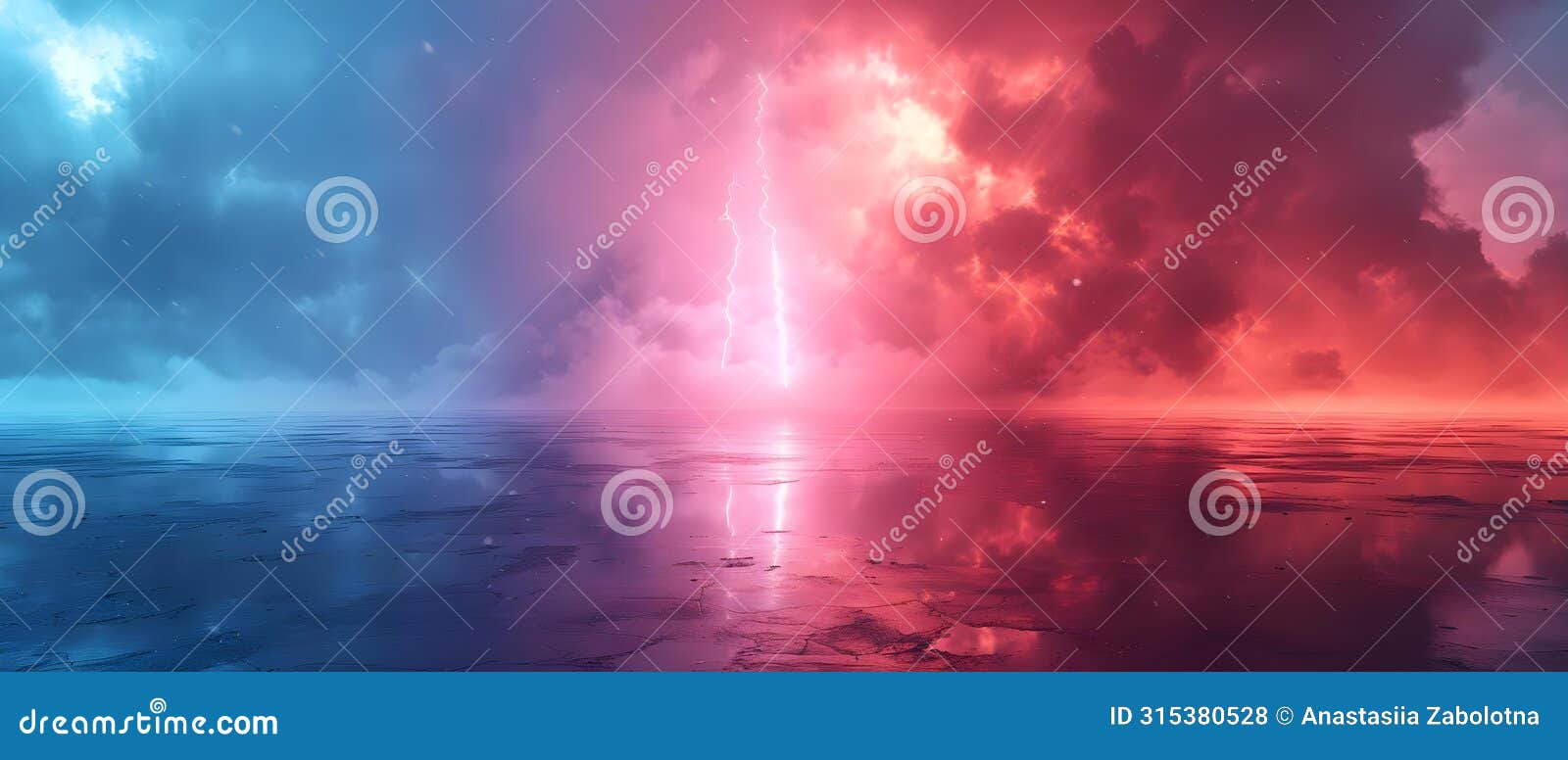 red-blue divide: lightning's minimalist dance. concept dance performance, red-blue aesthetics,