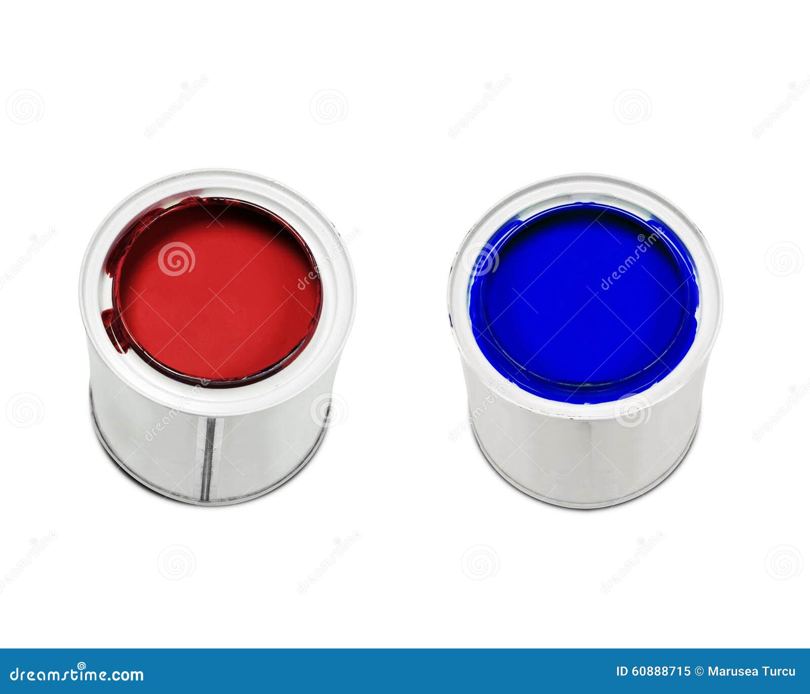 Red and blue paint stock image. Image of concept, decorating 60888715