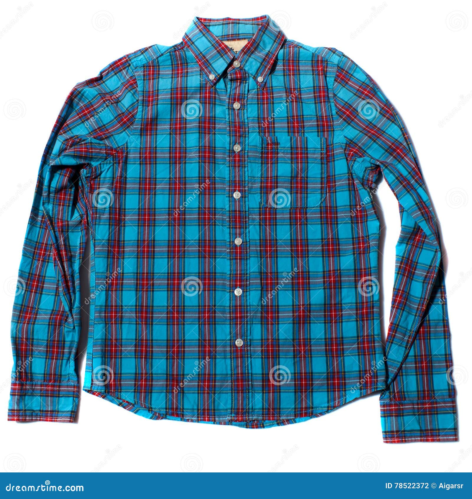 Red and blue shirt stock photo. Image of background, flannel - 78522372
