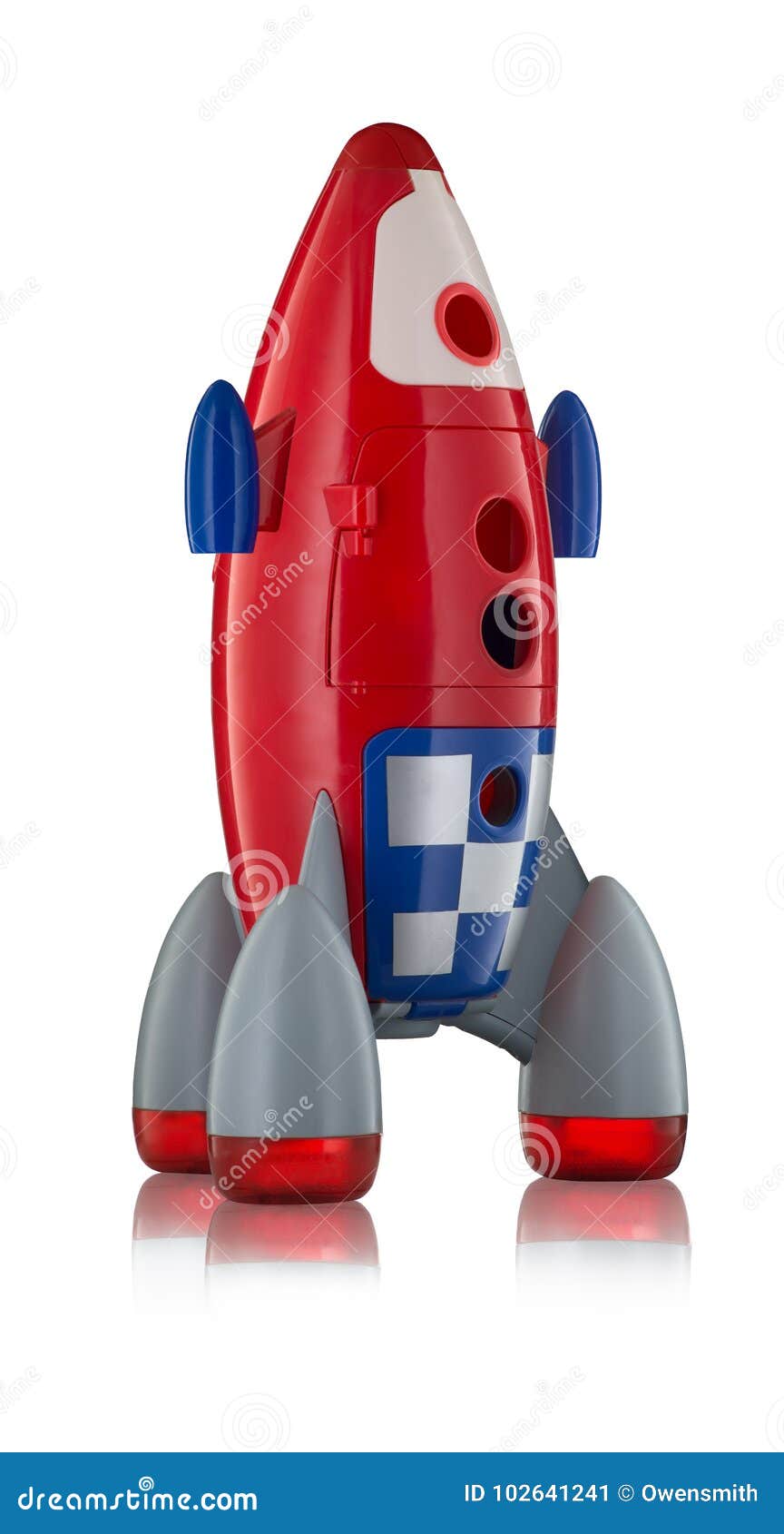 plastic rocket toy