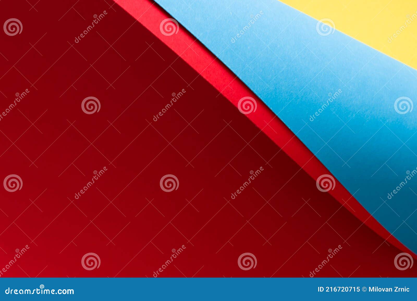 Red, Blue and Yellow Abstract Background Stock Image Image of idea