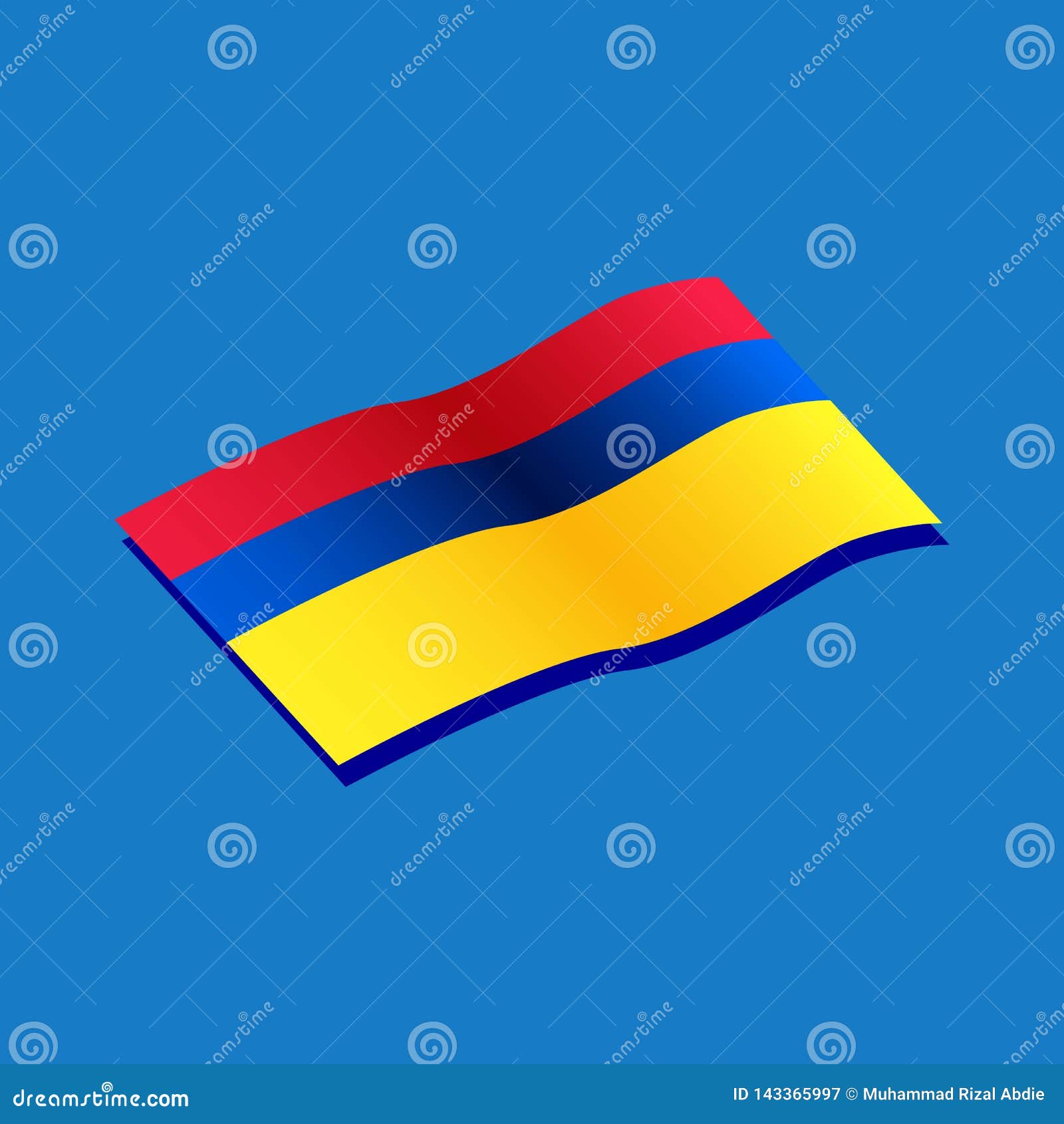 Trives skildpadde væbner Waving Colombian National Flag Icon Logo Download Stock Vector -  Illustration of holiday, element: 143365997