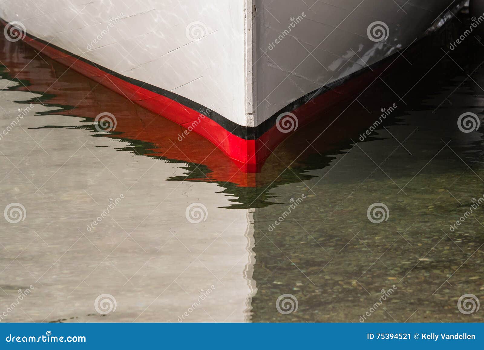 Waterline Of Boat Stock Photo 40694022