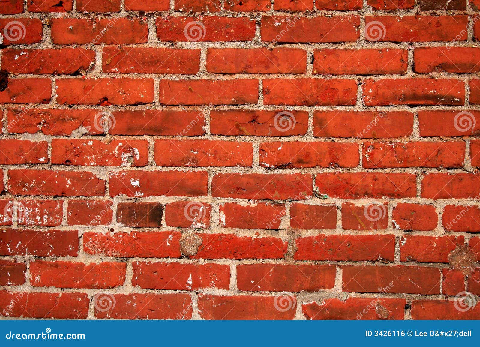 Red Brick Background 3 stock photo. Image of pattern, strong - 3426116