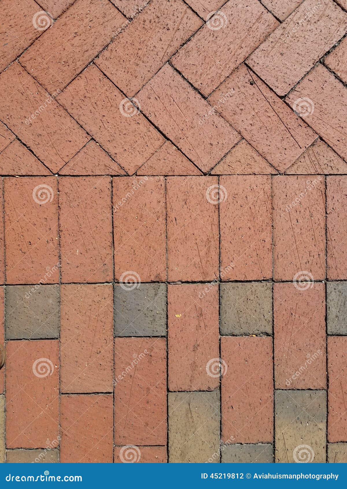 Red Brick Pavers Stock Photo Image Of Work Diagonal 45219812