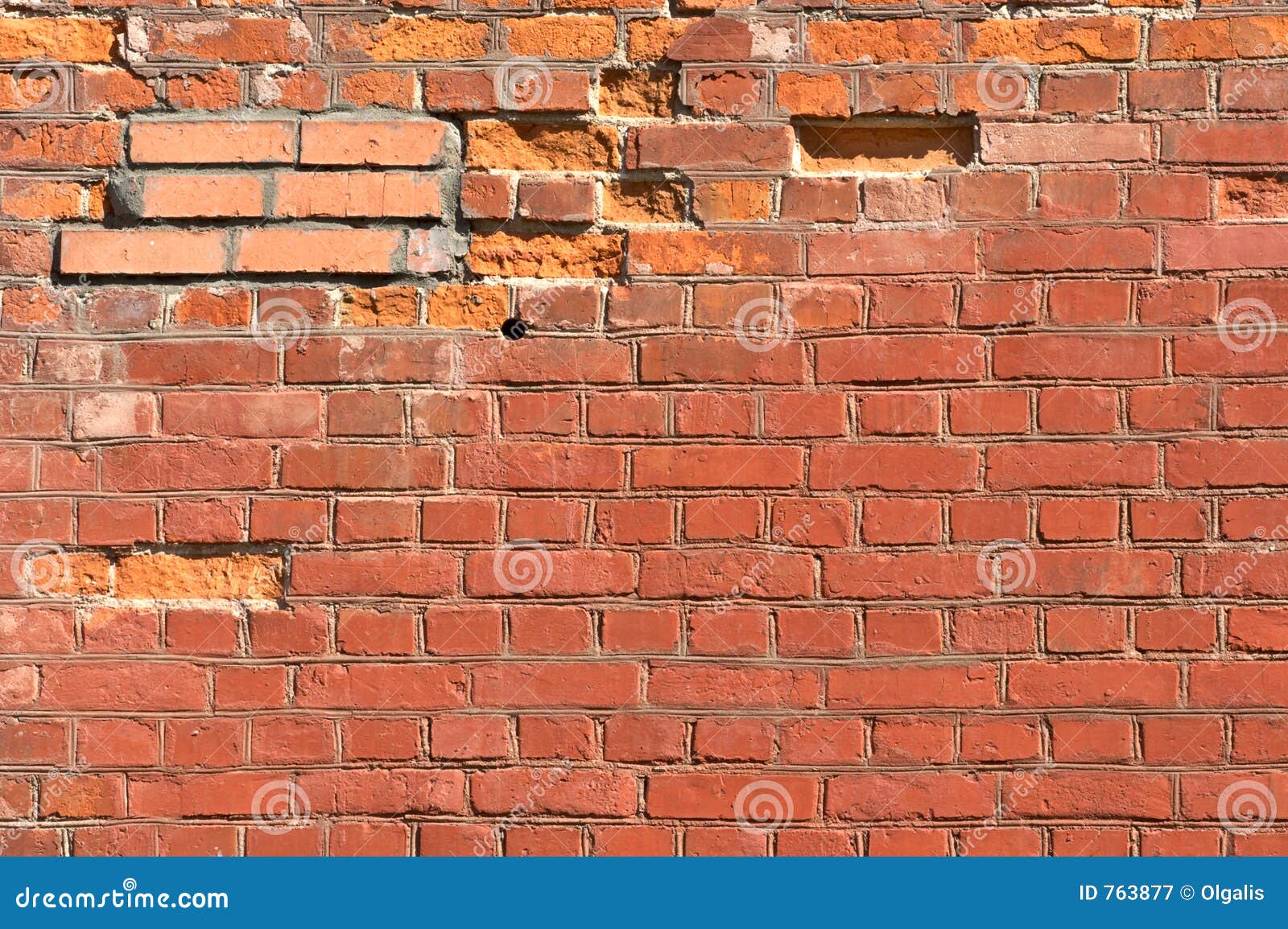 red brick wall