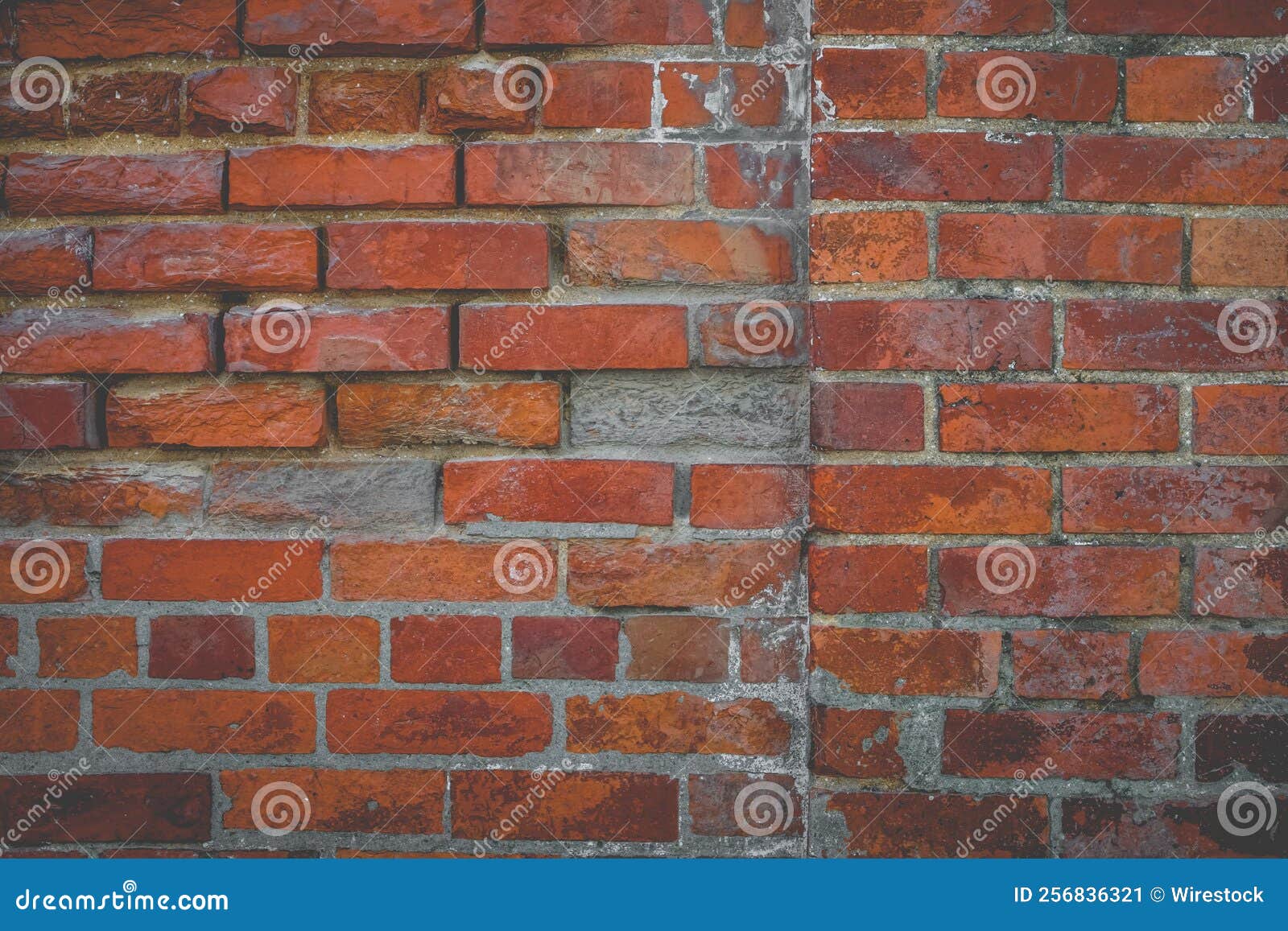 Red Brick Wall of the House Stock Image Image of background, rustic