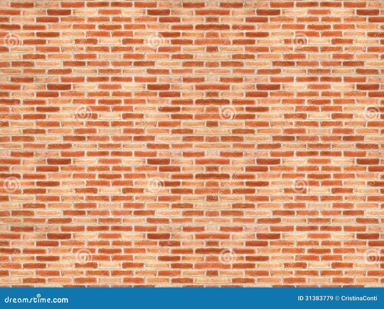 Red brick wall stock image. Image of structure, visual 31383779