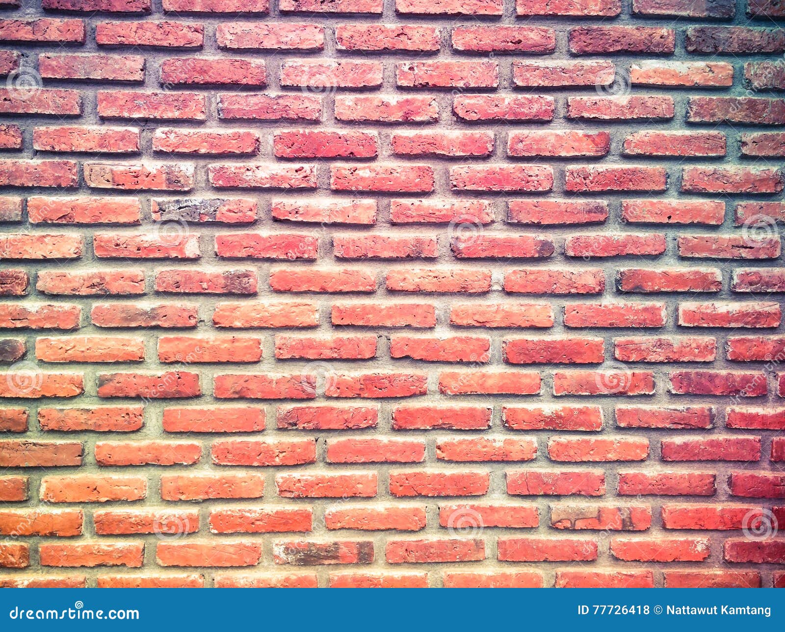 Red Brick Wall Texture Grunge Background for Corners or