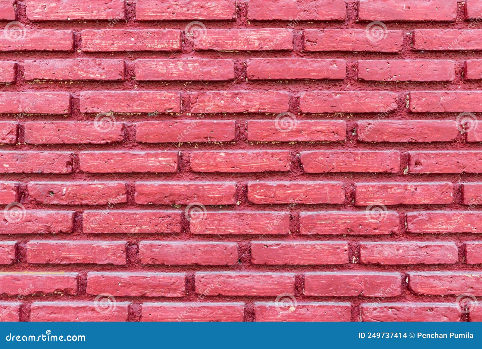 Red Brick Wall Texture with Rough Pattern Wallpaper Background. Brick