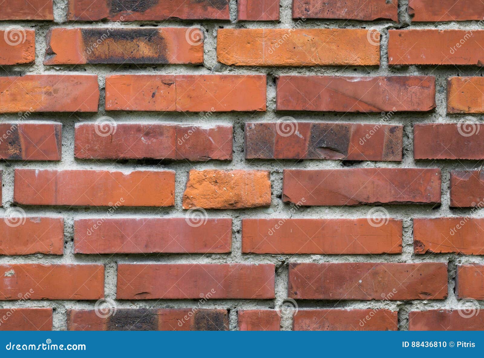 red brick wall texture, seamlessly tileable background