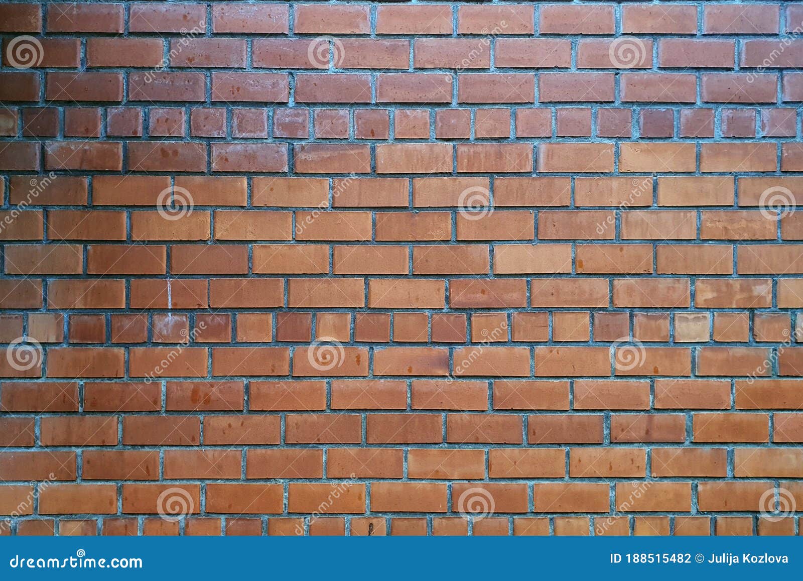 Red Brick Wall Wet from Rain Stock Photo Image of grunge, urban 188515482